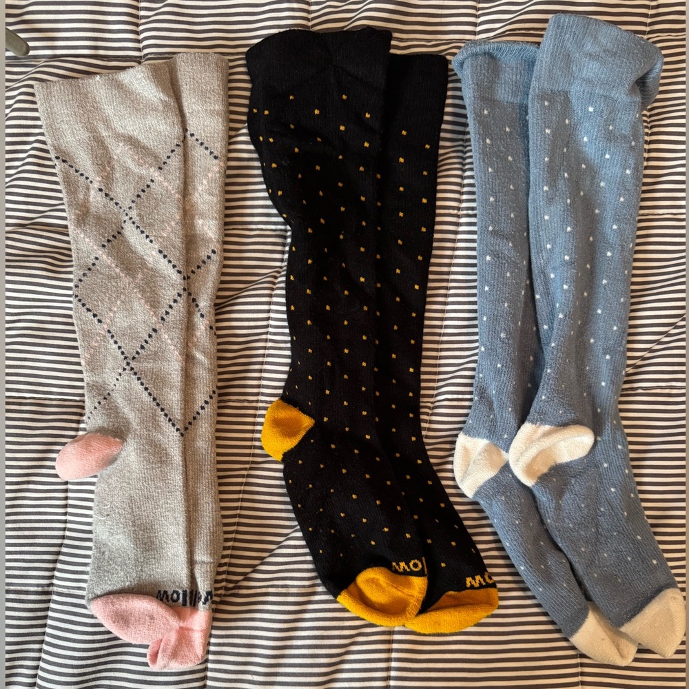 Wellow Compression Socks set of 3. Size small